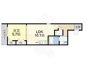 大阪府高石市千代田１丁目（賃貸アパート1LDK・1階・40.25㎡） その2