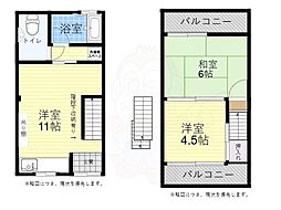 🉐敷金礼金0円！🉐富秋町1-2-2テラスハウス