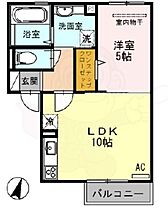 大阪府泉大津市東助松町２丁目11番26号（賃貸アパート1LDK・2階・38.55㎡） その2