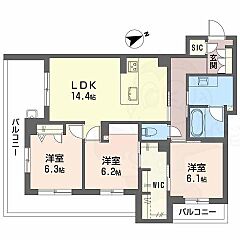 物件の間取り