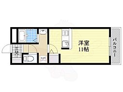 イズミ82 ワンルームの間取図画像