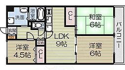 サンメゾンイズミ 3LDKの間取図画像