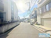 戸建の建ち並ぶ閑静な住宅街
