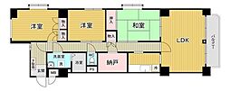 パークファミリア 3SLDKの間取図画像