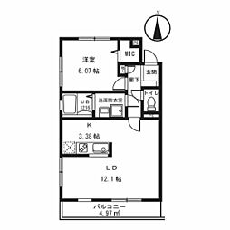 ソレアード 2階/201