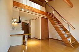 シルキーIII 2階ワンルームのリビング/ダイニング