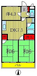 間取図画像 3DK