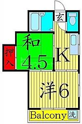 間取図画像 2K