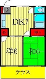 間取図画像 2DK