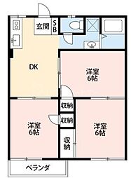間取図画像 3DK