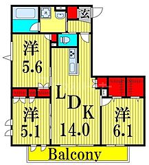 物件の間取り