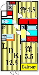 間取図画像 1SLDK