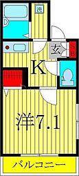 間取図画像 1K