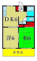 間取図画像 2DK