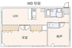 サイプレスガーデン 2LDKの間取図画像