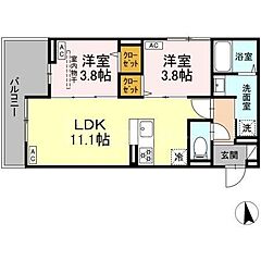 物件の間取り