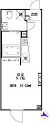クレサージュ青戸 ワンルームの間取図画像