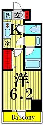 diPS亀有駅前 1Kの間取図画像