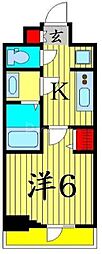 AZESTアオト 1Kの間取図画像