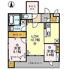 物件の間取り