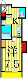 アトリエ更勝 1Kの間取図画像