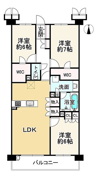 間取りを拡大表示