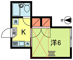 東京都中野区中野１丁目（賃貸アパート1K・2階・19.00㎡） その2