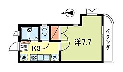 わいえむガーデン 1Kの間取図画像