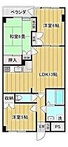 パークハイム 203 ｜ 東京都葛飾区西亀有3丁目（賃貸マンション3LDK・2階・62.67㎡） その2