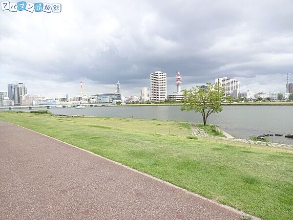 画像25:信濃川やすらぎ堤緑地 2120m