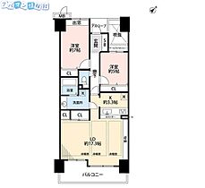 サーパス西大畑  ｜ 新潟県新潟市中央区西大畑町（賃貸マンション2LDK・6階・70.62㎡） その2