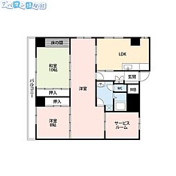 フレンディビル 4LDKの間取図画像