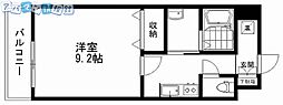 グレイスハイツ東中通 1Kの間取図画像