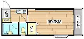 ミヤノハイツ  ｜ 大阪府高槻市南平台４丁目（賃貸マンション1K・2階・23.49㎡） その2