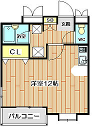 間取図画像 ワンルーム