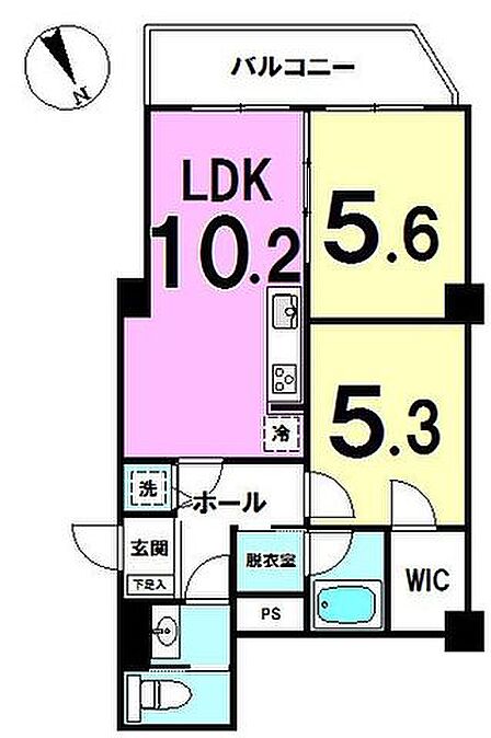 1SLDK 間取り