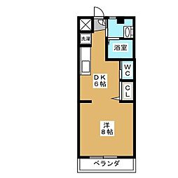AYコーポ天沼 ワンルームの間取図画像