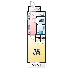 杉並区荻窪2丁目マンション 1Kの間取図画像
