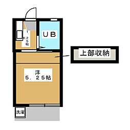アネックス升山 1Kの間取図画像