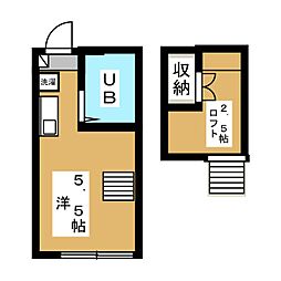 エース高円寺南 ワンルームの間取図画像