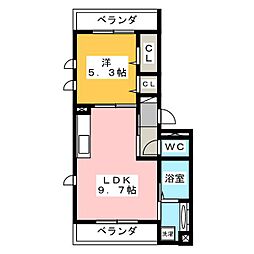 SHININDAYS石神井台 1LDKの間取図画像