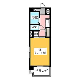 ラ.セルジュ上石神井 1Kの間取図画像