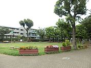 公園「新川みどりの広場まで120m」