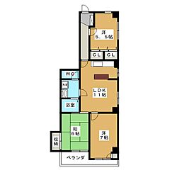 物件の間取り