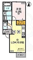 京都府京都市西京区川島粟田町（賃貸アパート1LDK・1階・41.26㎡） その2