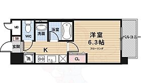 京都府京都市右京区西院坤町（賃貸マンション1K・2階・21.87㎡） その2