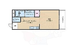 京都府京都市右京区西京極葛野町（賃貸マンション1DK・3階・30.24㎡） その2