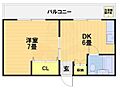 うずまさハイツ2階3.8万円