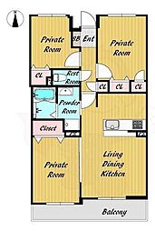 パインフィールド洛西 3階