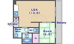 エレーゼ北野 2階/-